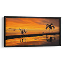 Puesta de Sol en la Piscina - Corrococho | Cuadro decorativo de Canvas Lab