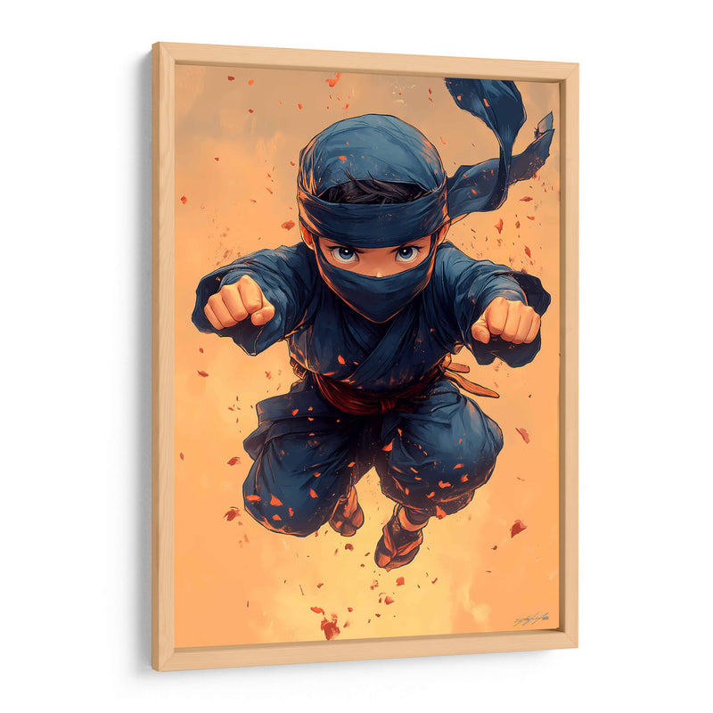 El Pequeño Ninja - DeLaVegaGaming | Cuadro decorativo de Canvas Lab