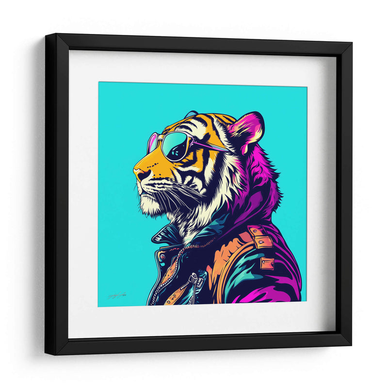 Animales Rebeldes - Tigro - DeLaVegaGaming | Cuadro decorativo de Canvas Lab