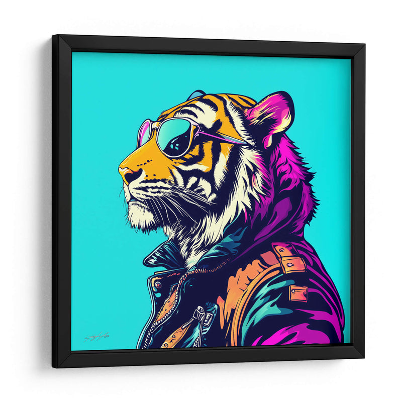 Animales Rebeldes - Tigro - DeLaVegaGaming | Cuadro decorativo de Canvas Lab