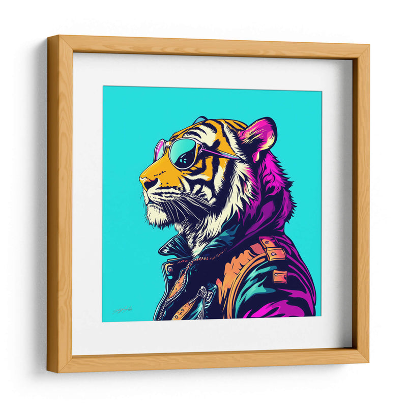 Animales Rebeldes - Tigro - DeLaVegaGaming | Cuadro decorativo de Canvas Lab