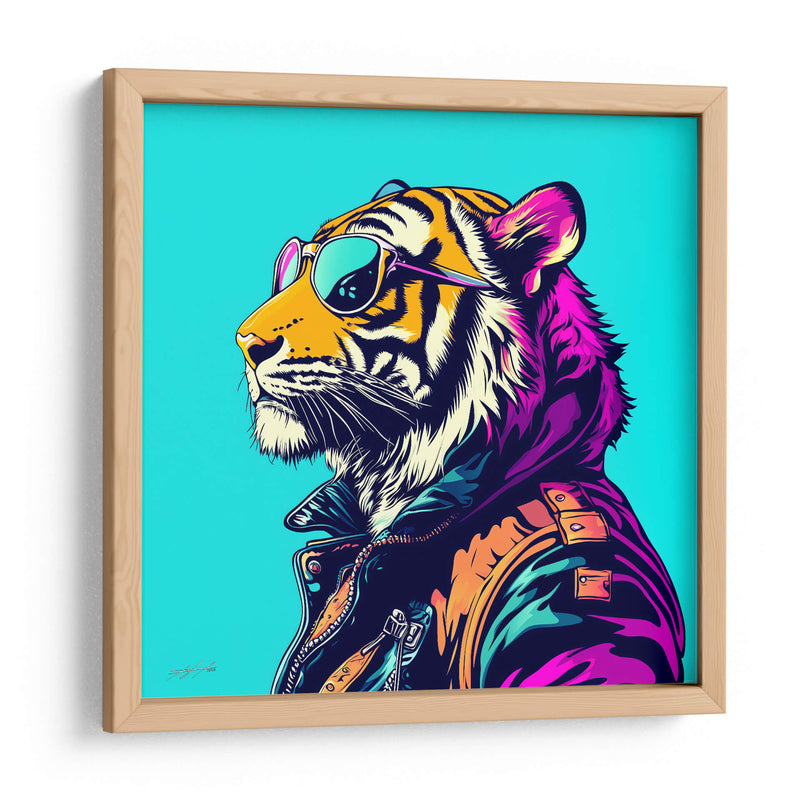 Animales Rebeldes - Tigro - DeLaVegaGaming | Cuadro decorativo de Canvas Lab