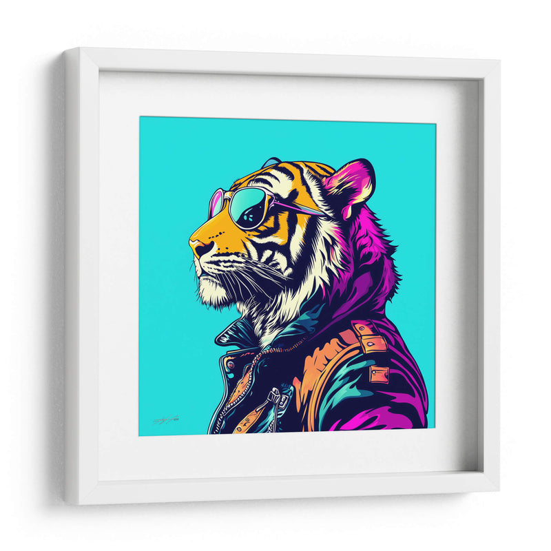 Animales Rebeldes - Tigro - DeLaVegaGaming | Cuadro decorativo de Canvas Lab