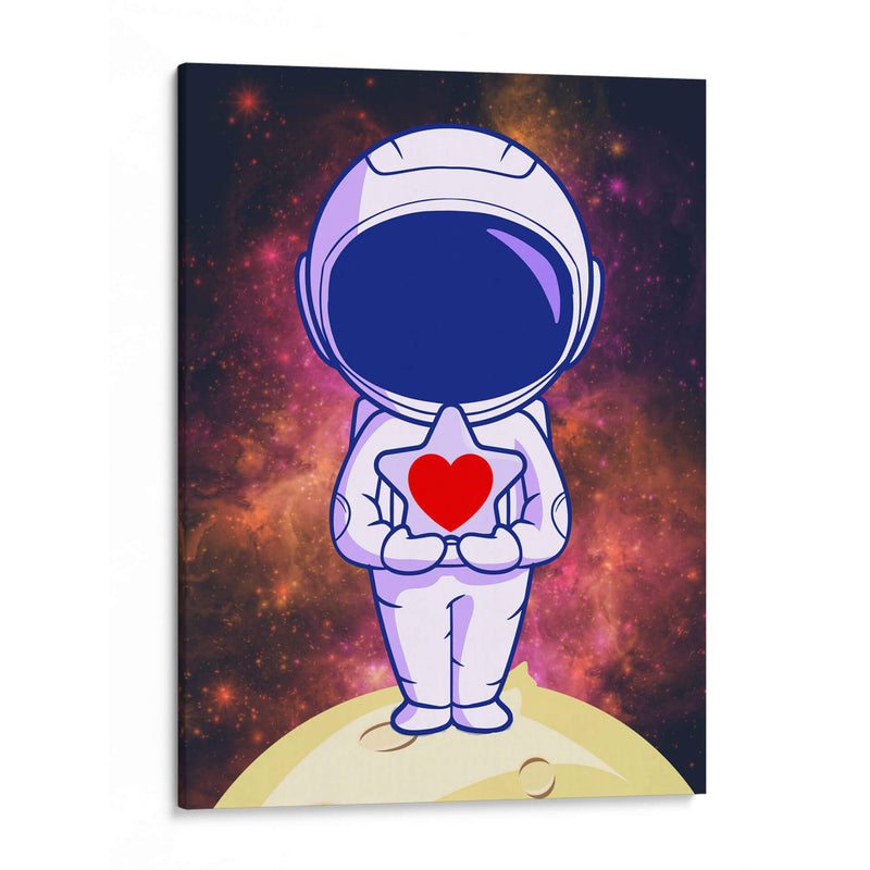 Corazón Espacial - Creaciones  | Cuadro decorativo de Canvas Lab