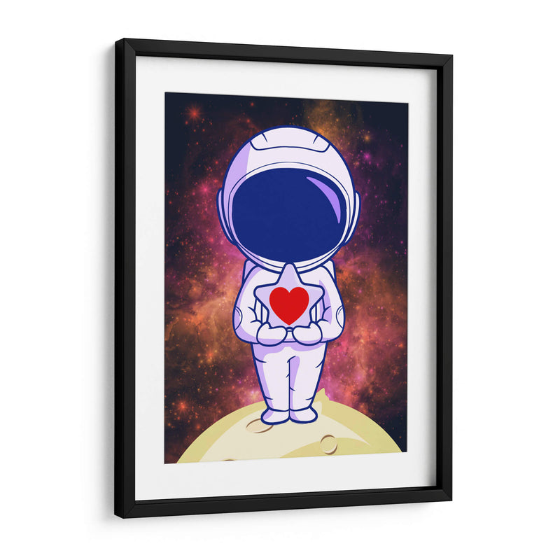 Corazón Espacial - Creaciones  | Cuadro decorativo de Canvas Lab