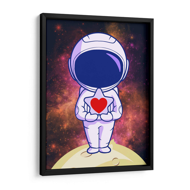 Corazón Espacial - Creaciones  | Cuadro decorativo de Canvas Lab