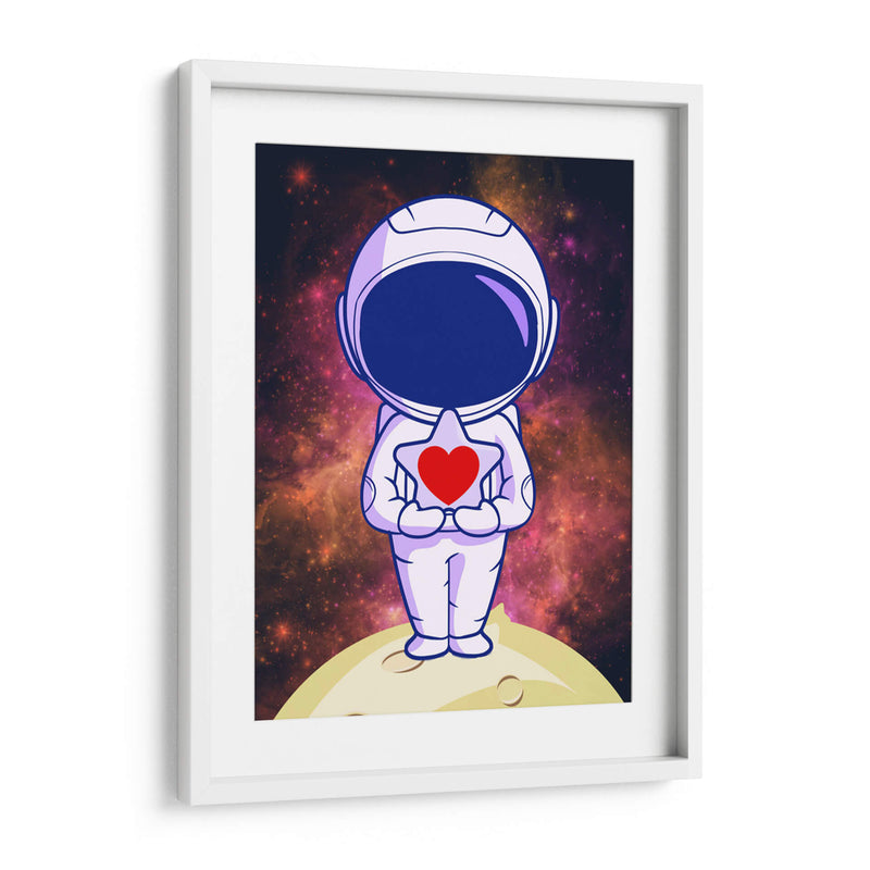 Corazón Espacial - Creaciones  | Cuadro decorativo de Canvas Lab