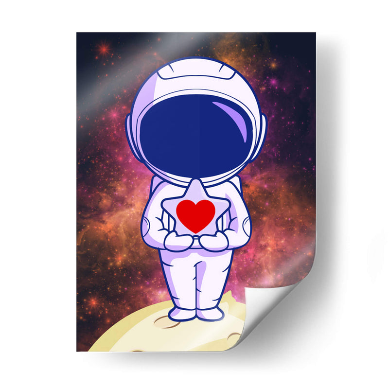 Corazón Espacial - Creaciones  | Cuadro decorativo de Canvas Lab