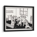 Chicos en una mesa de trabajo - Julie de Graag | Cuadro decorativo de Canvas Lab