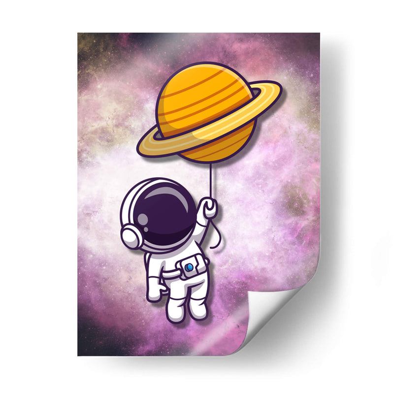 Globo Saturno - Creaciones  | Cuadro decorativo de Canvas Lab