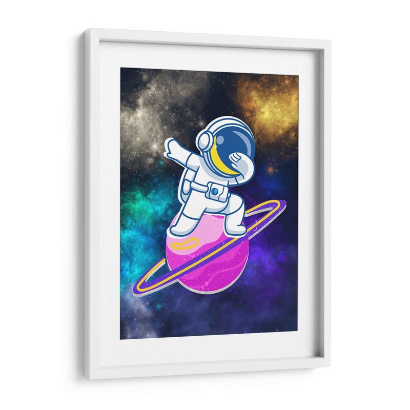 Saturno Morado - Creaciones  | Cuadro decorativo de Canvas Lab