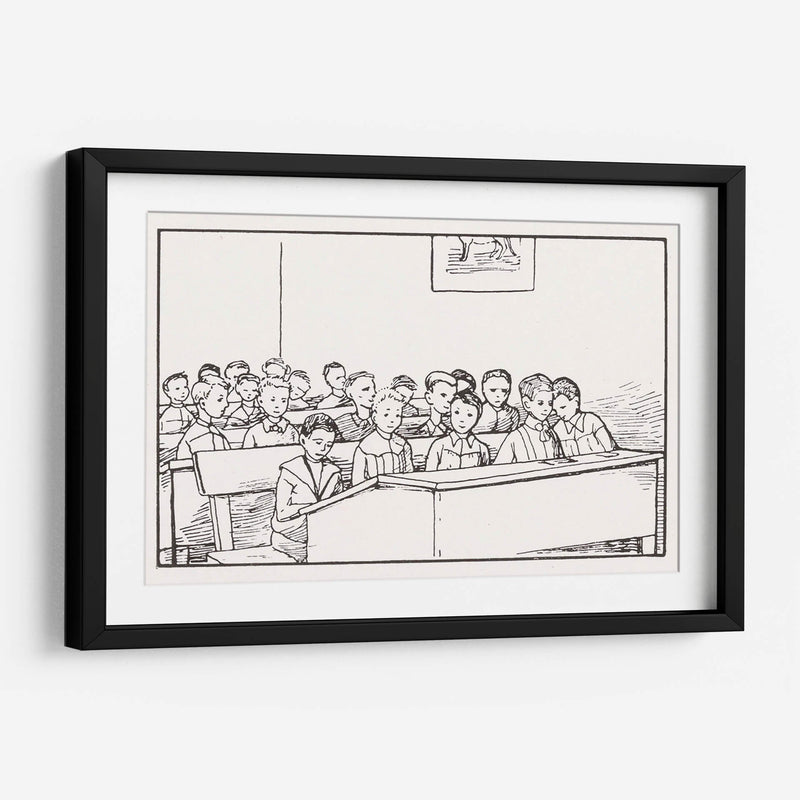 Niños en una clase - Julie de Graag | Cuadro decorativo de Canvas Lab