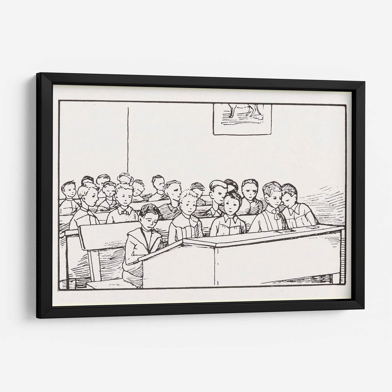 Niños en una clase - Julie de Graag | Cuadro decorativo de Canvas Lab