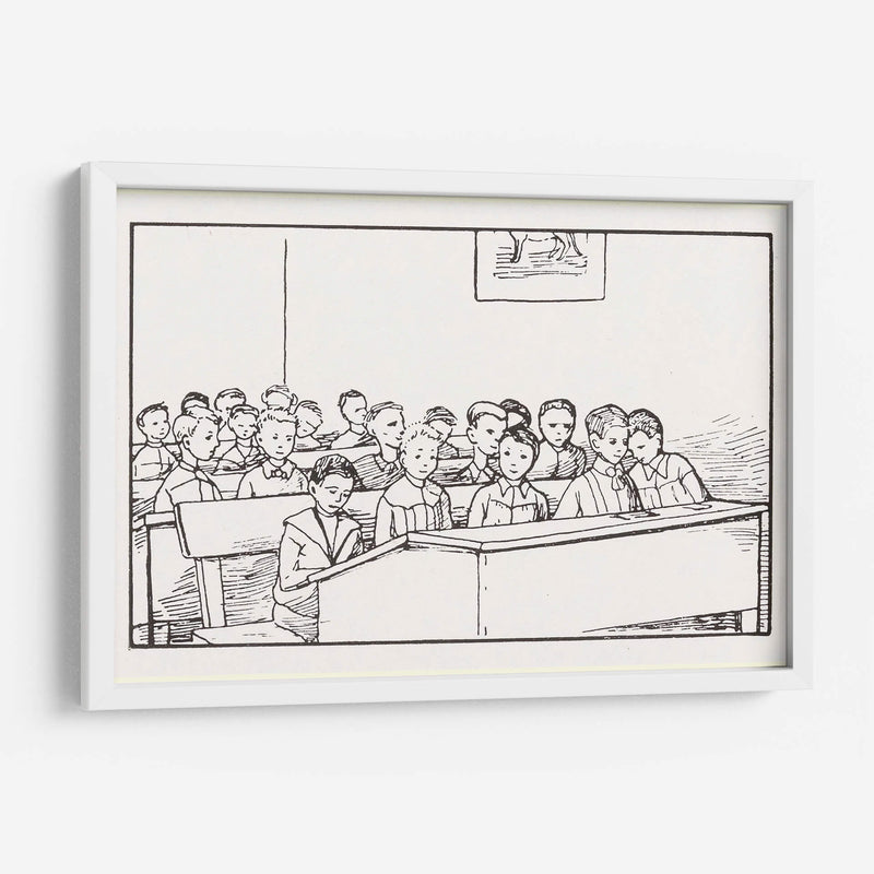 Niños en una clase - Julie de Graag | Cuadro decorativo de Canvas Lab