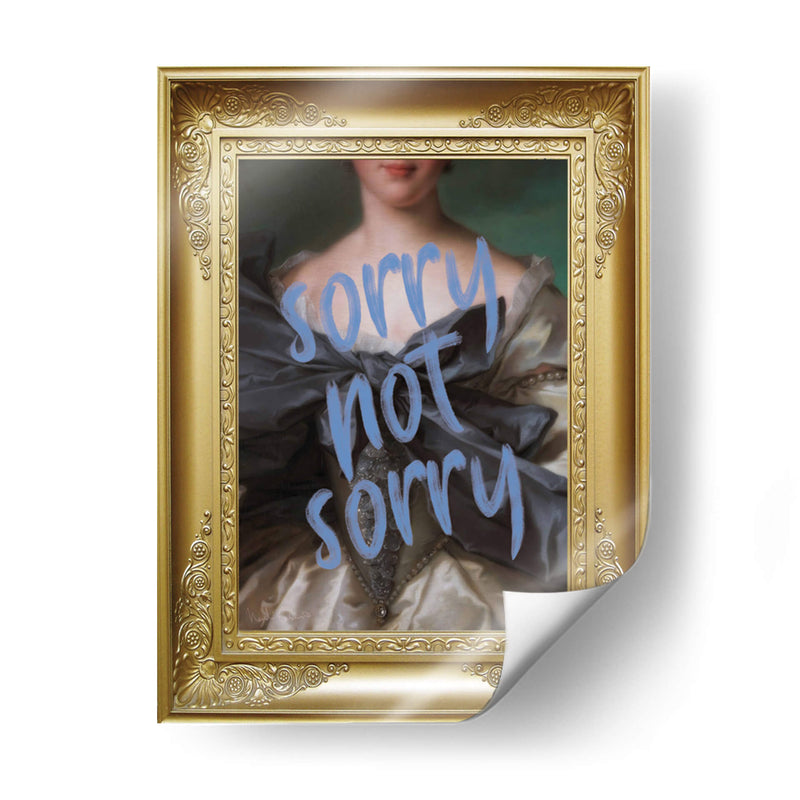 Sorry con marco - Nayeli Cabrera | Cuadro decorativo de Canvas Lab