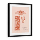 Adorno de mariposa, gallo y hojas - Julie de Graag | Cuadro decorativo de Canvas Lab