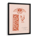 Adorno de mariposa, gallo y hojas - Julie de Graag | Cuadro decorativo de Canvas Lab