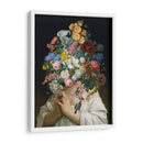 niña con flores - Nayeli Cabrera | Cuadro decorativo de Canvas Lab