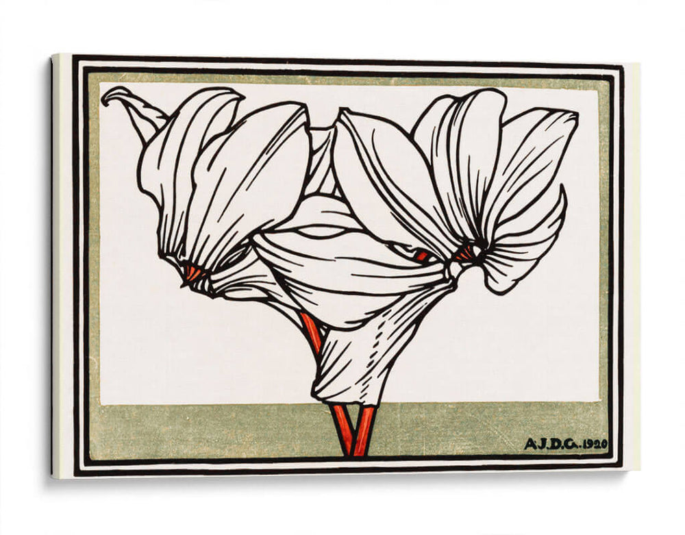 Ciclamen - Julie de Graag | Cuadro decorativo de Canvas Lab