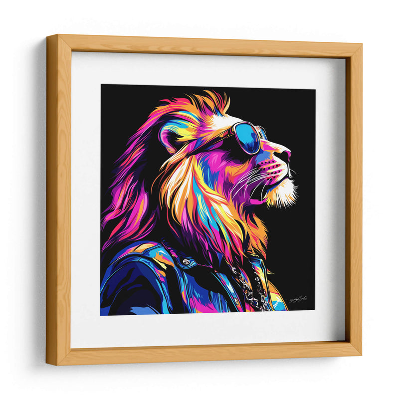 Animales Rebeldes - Leo - DeLaVegaGaming | Cuadro decorativo de Canvas Lab