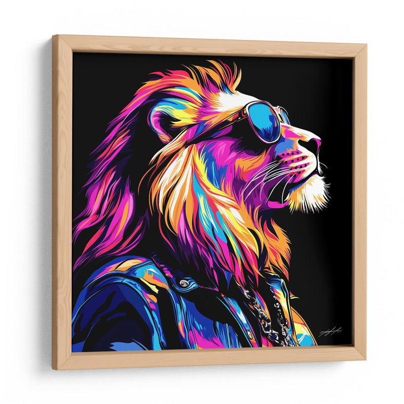 Animales Rebeldes - Leo - DeLaVegaGaming | Cuadro decorativo de Canvas Lab