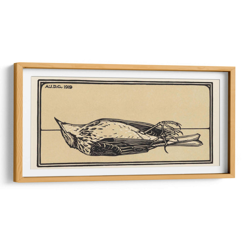 Pájaro muerto - Julie de Graag | Cuadro decorativo de Canvas Lab