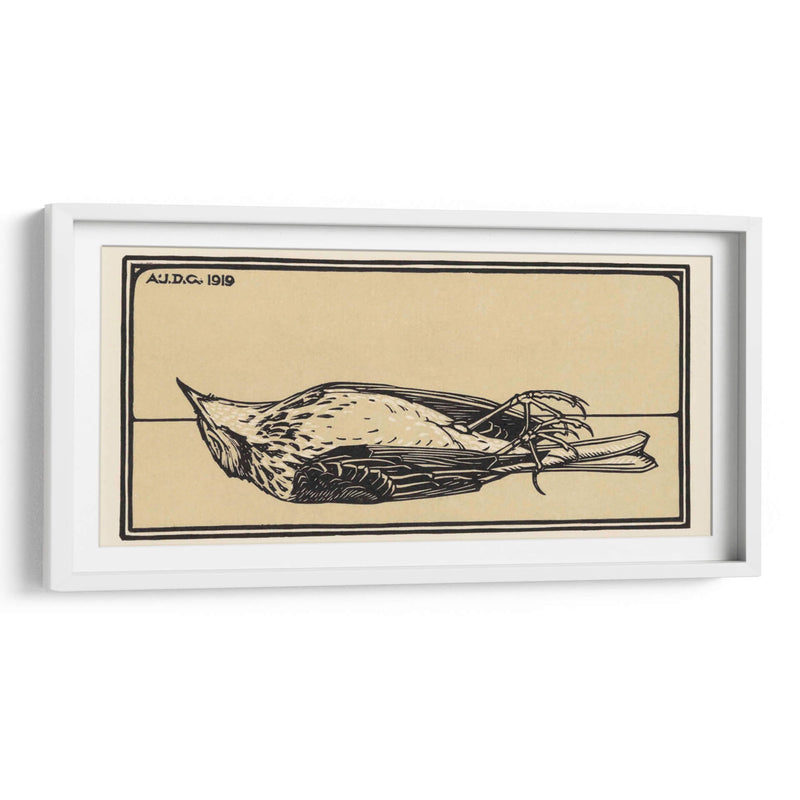 Pájaro muerto - Julie de Graag | Cuadro decorativo de Canvas Lab