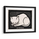 Gato decembrino b/n - Julie de Graag | Cuadro decorativo de Canvas Lab