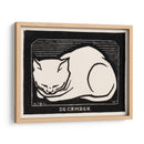 Gato decembrino b/n - Julie de Graag | Cuadro decorativo de Canvas Lab