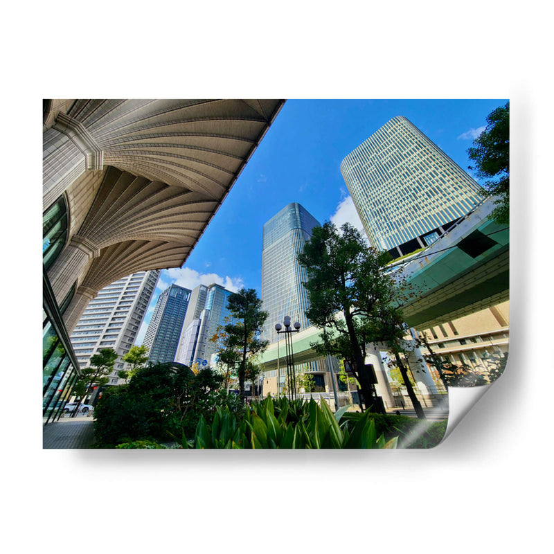 Encuadre Urbano en Osaka - ECO | Cuadro decorativo de Canvas Lab