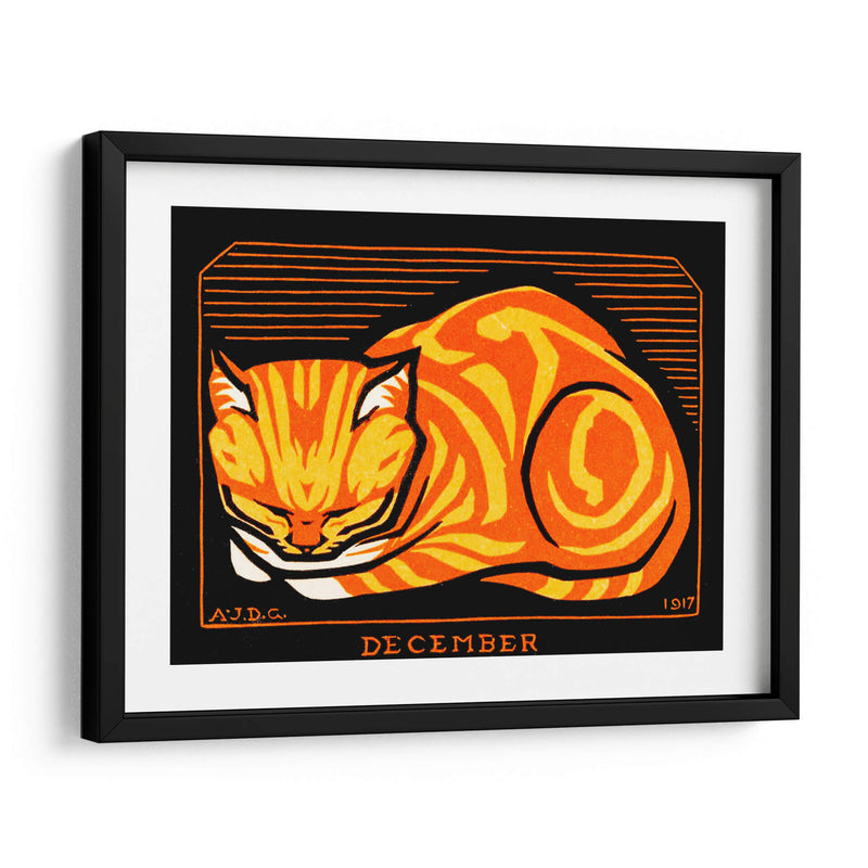 Gato decembrino - Julie de Graag | Cuadro decorativo de Canvas Lab