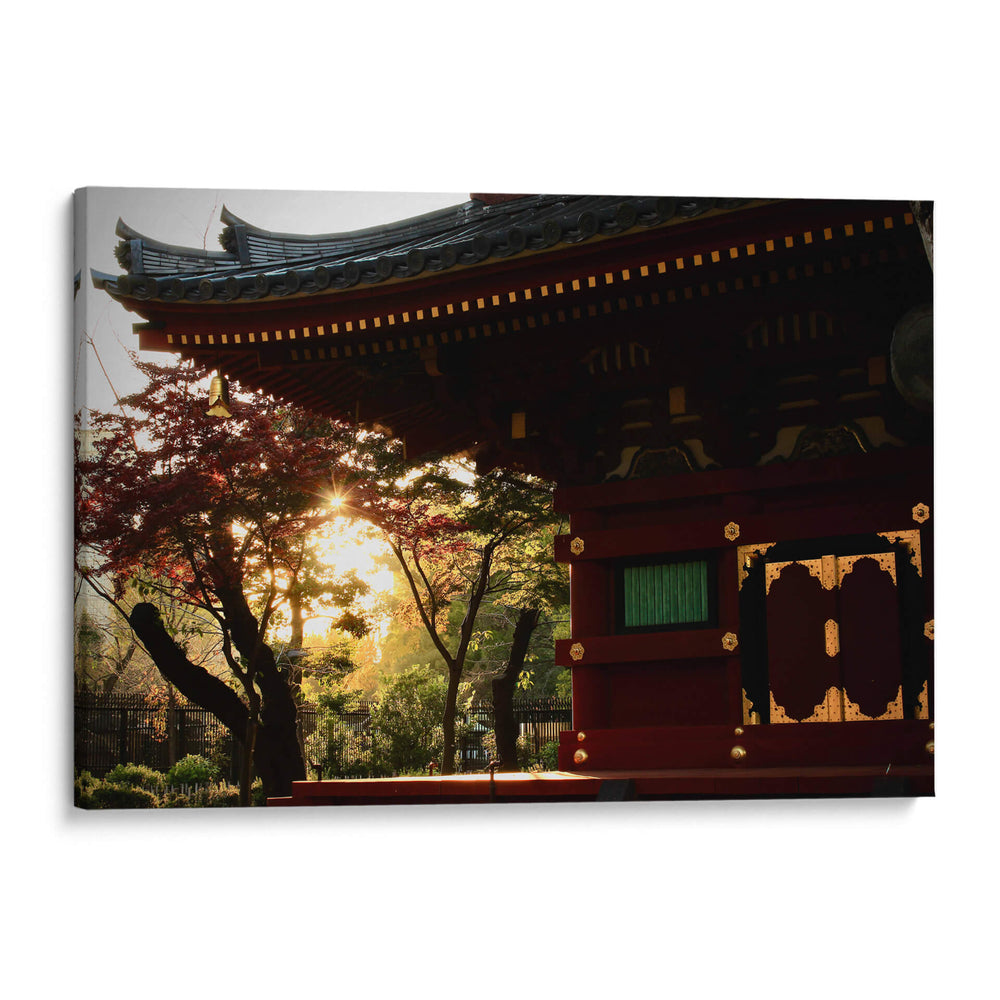 Última luz en la pagoda - ECO | Cuadro decorativo de Canvas Lab