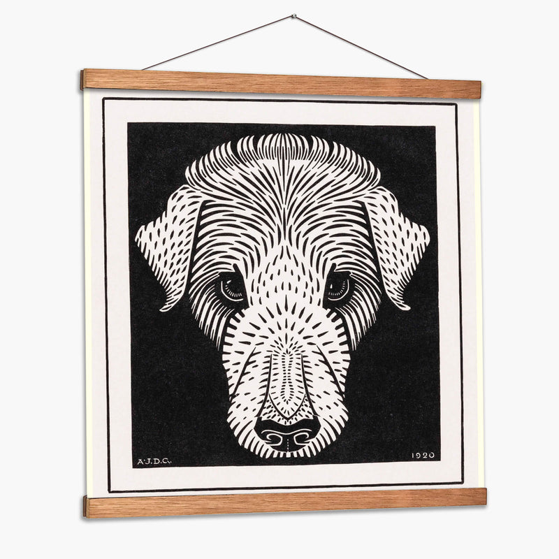 Cabeza de perro - Julie de Graag | Cuadro decorativo de Canvas Lab