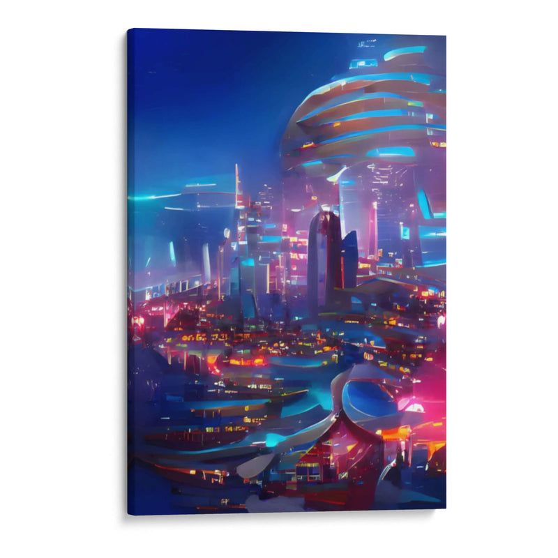 Ciudad Futuro - Creaciones  | Cuadro decorativo de Canvas Lab