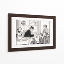 Familia en un comedor - Julie de Graag | Cuadro decorativo de Canvas Lab