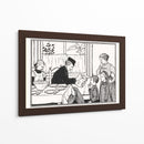Familia en un comedor - Julie de Graag | Cuadro decorativo de Canvas Lab