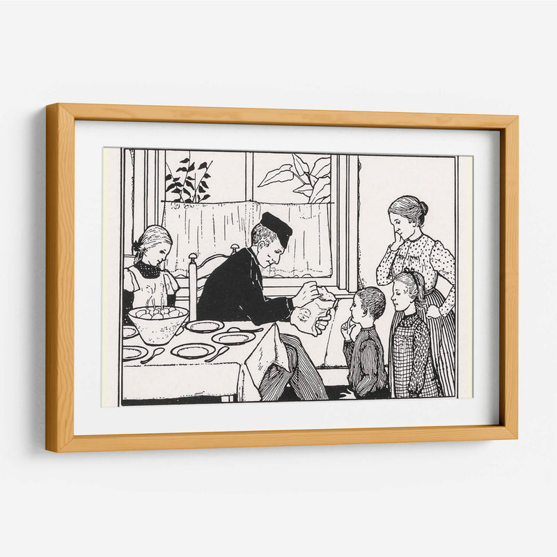 Familia en un comedor - Julie de Graag | Cuadro decorativo de Canvas Lab