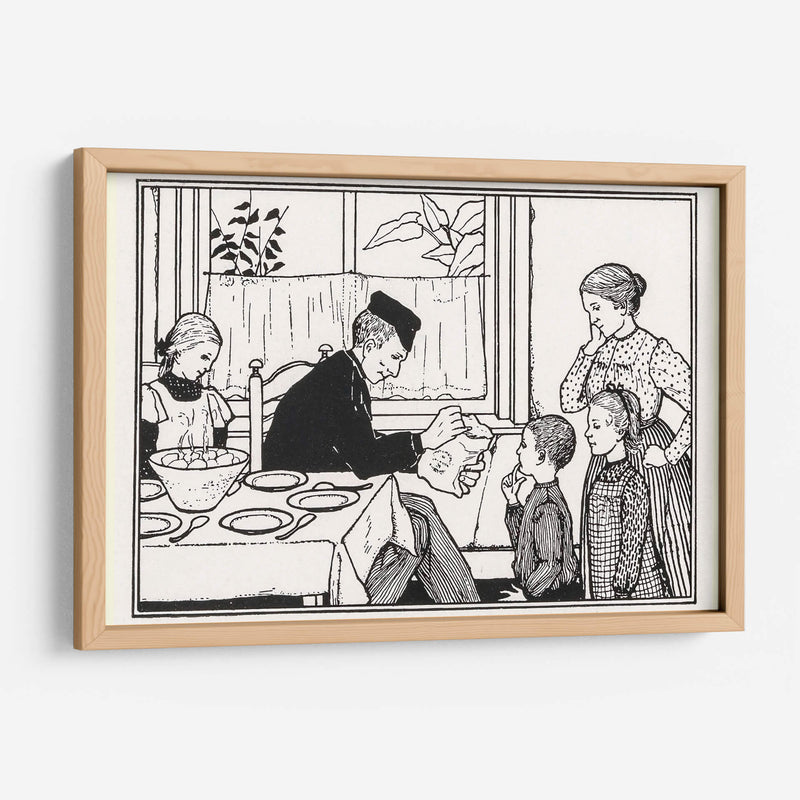 Familia en un comedor - Julie de Graag | Cuadro decorativo de Canvas Lab