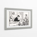 Familia en un comedor - Julie de Graag | Cuadro decorativo de Canvas Lab