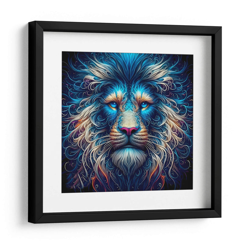 León Azul - Creaciones  | Cuadro decorativo de Canvas Lab