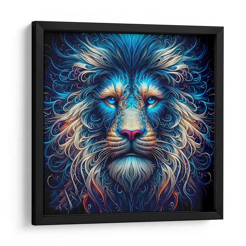 León Azul - Creaciones  | Cuadro decorativo de Canvas Lab