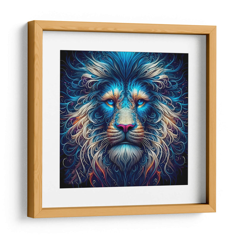 León Azul - Creaciones  | Cuadro decorativo de Canvas Lab