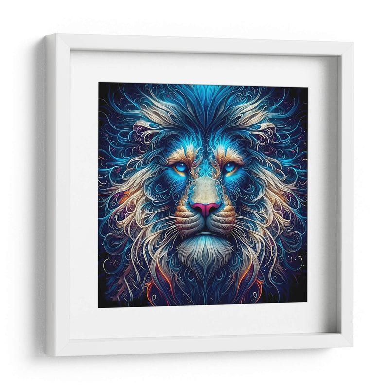 León Azul - Creaciones  | Cuadro decorativo de Canvas Lab