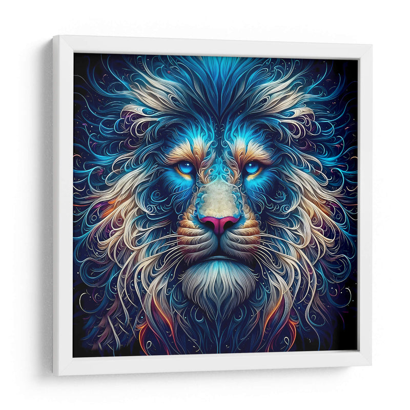 León Azul - Creaciones  | Cuadro decorativo de Canvas Lab