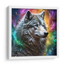 Lobo Multicolor - Creaciones  | Cuadro decorativo de Canvas Lab