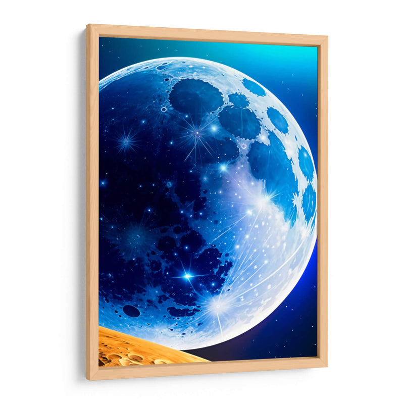 Luna Azul - Creaciones  | Cuadro decorativo de Canvas Lab