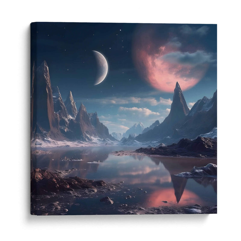 Lago Lunar - Creaciones  | Cuadro decorativo de Canvas Lab