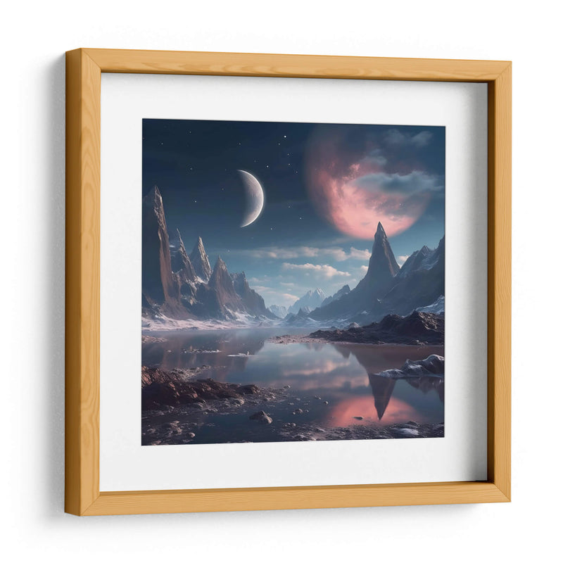 Lago Lunar - Creaciones  | Cuadro decorativo de Canvas Lab