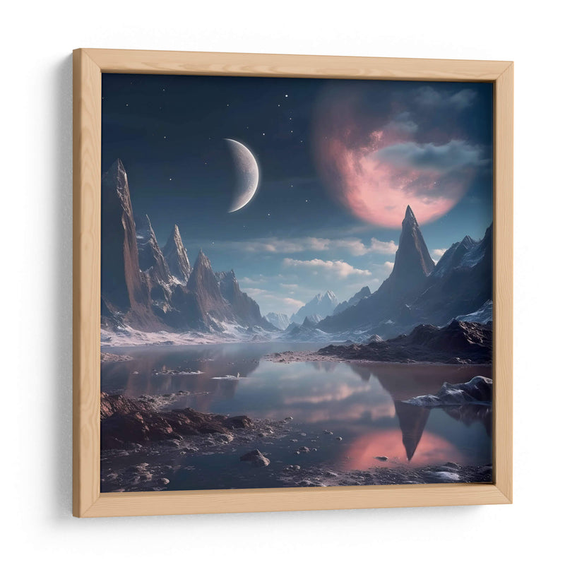 Lago Lunar - Creaciones  | Cuadro decorativo de Canvas Lab