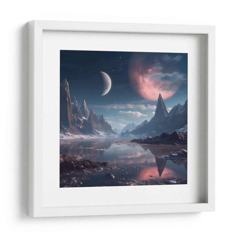 Lago Lunar - Creaciones  | Cuadro decorativo de Canvas Lab